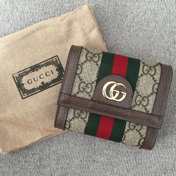 GUCCI GG Supreme Ophida Wallet - Picture 1 of 8